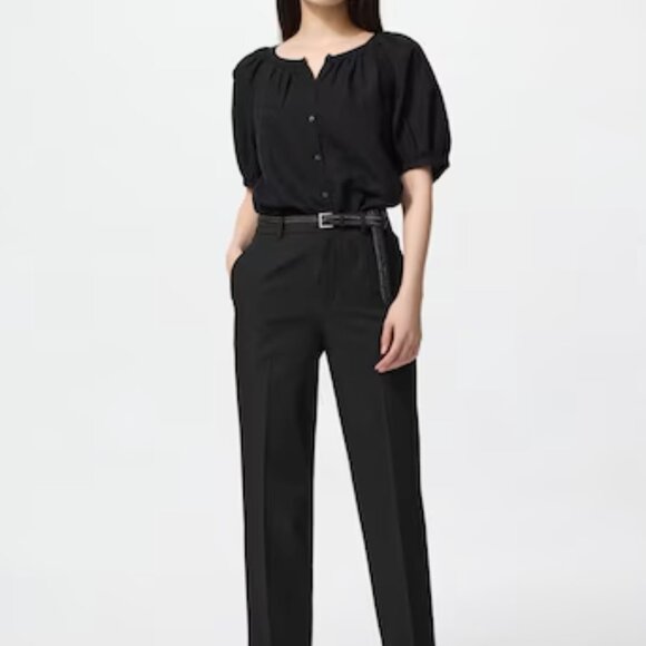 Rose Uniqlo Smart Ankle Dress Pants (Size Large, Tall) - Picture 2 of 4